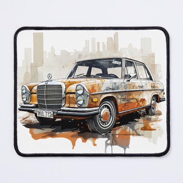 Item preview, Mercedes Classic Style w111 rust style designed and sold by AdaMazingDesign.