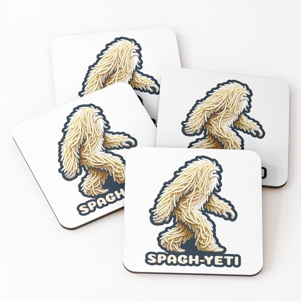 Item preview, Spaghetti Pasta Ramen Noodle Sasquatch Yeti designed and sold by TKsTees.