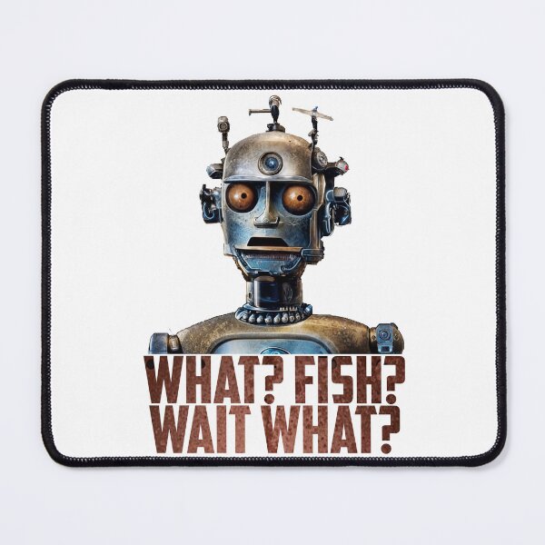 Item preview, Mr Robot and fish designed and sold by MrDaveLancz.