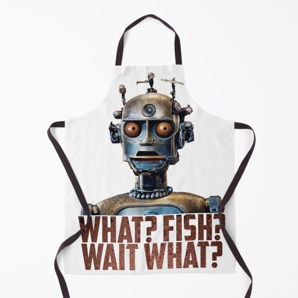 Item preview, Mr Robot and fish designed and sold by MrDaveLancz.