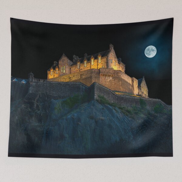Item preview, Edinburgh Castle at Night designed and sold by Alisonchambers2.