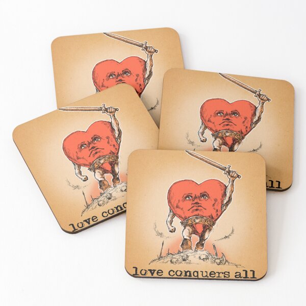 Item preview, Play on Words "LOVE CONQUERS ALL" designed and sold by Pat McNeely.