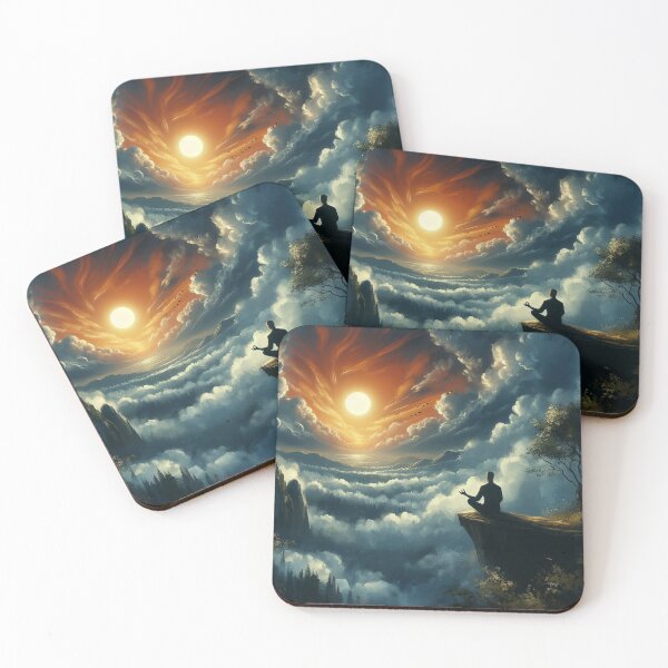 Item preview, "Harmony in Nature: Serene Meditation" designed and sold by Pearlsiwa.