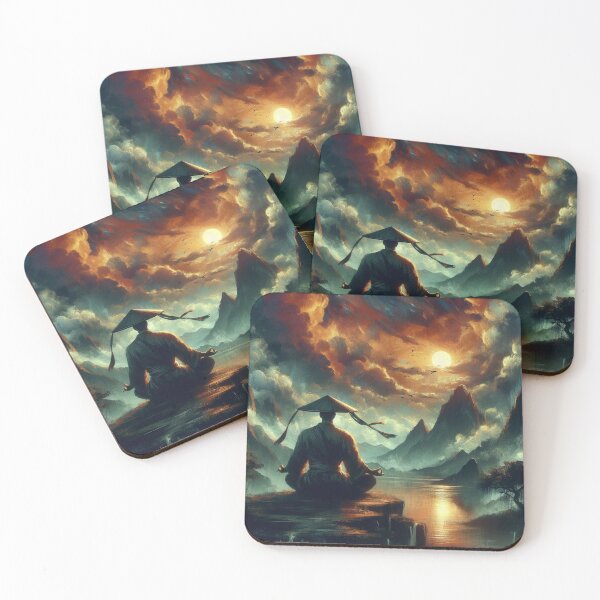 Item preview, "Harmony in Nature: Serene Meditation" designed and sold by Pearlsiwa.