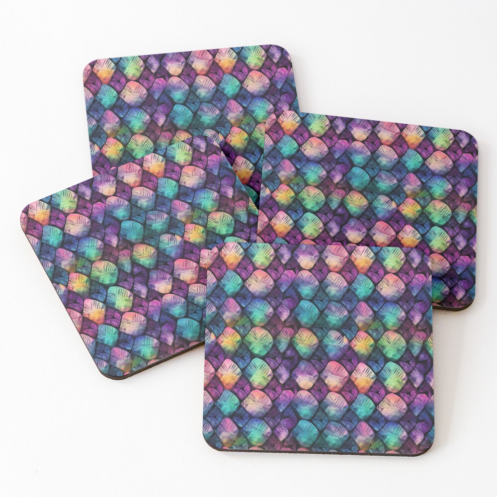 Item preview, Coasters (Set of 4) designed and sold by PixelPatchwork.