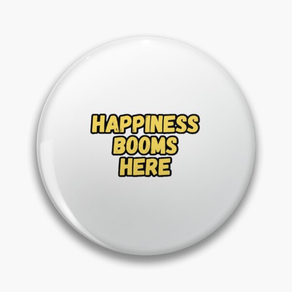 Item preview, Happiness booms here designed and sold by CapriCreatives.