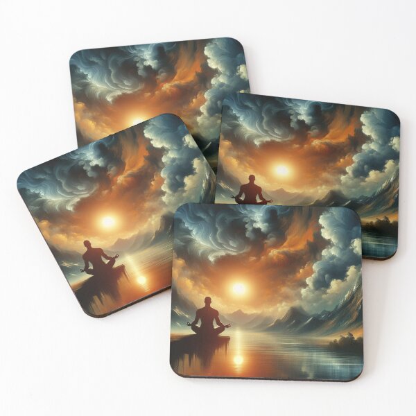 Item preview, "Harmony in Nature: Serene Meditation" designed and sold by Pearlsiwa.