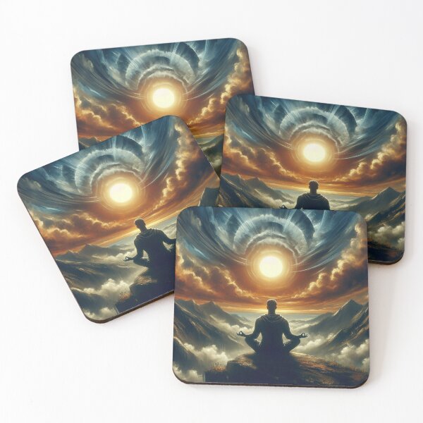 Item preview, "Harmony in Nature: Serene Meditation" designed and sold by Pearlsiwa.