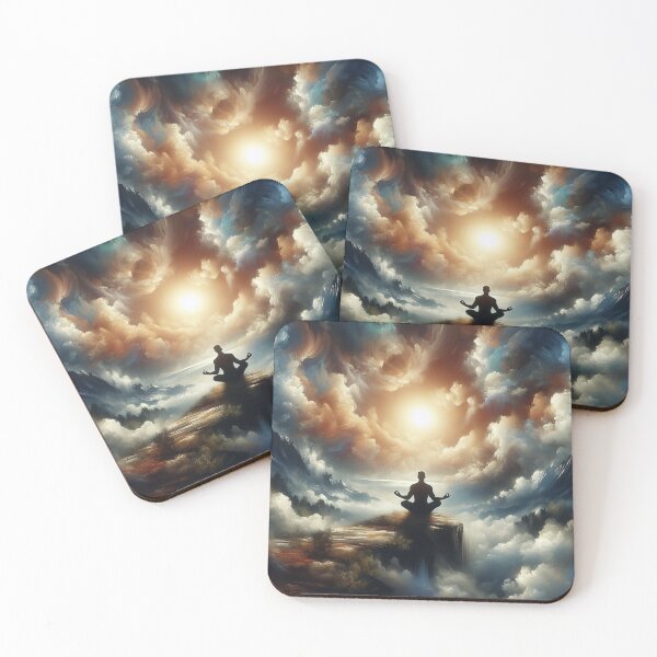 Item preview, "Harmony in Nature: Serene Meditation" designed and sold by Pearlsiwa.