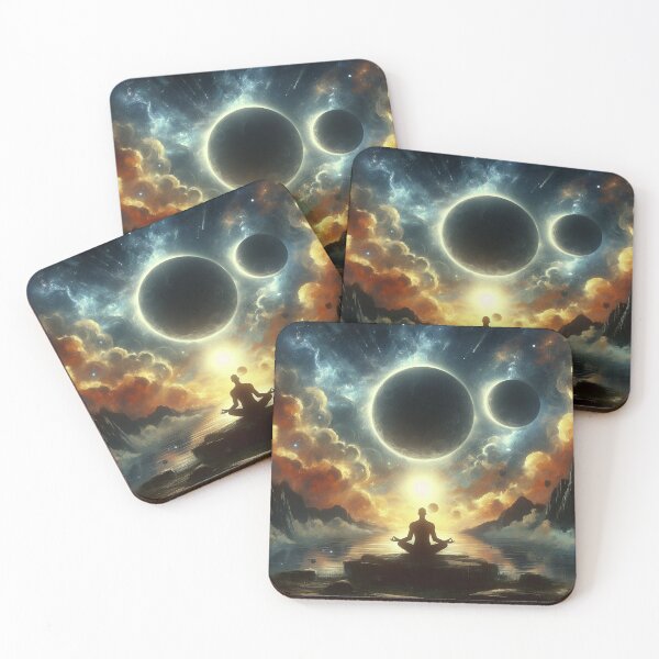 Item preview, "Harmony in Nature: Serene Meditation" designed and sold by Pearlsiwa.