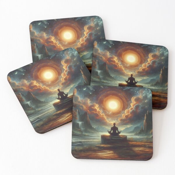 Item preview, "Harmony in Nature: Serene Meditation" designed and sold by Pearlsiwa.