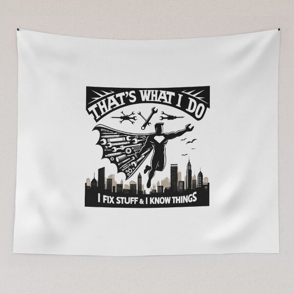 Item preview, That's What I Do: I Fix Things & Know Things - Handyman designed and sold by creativechaster.