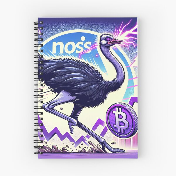 Item preview, $NOSS "Radiant Dash: Ostrich Unleashing Purple Lightning" designed and sold by zzz888.