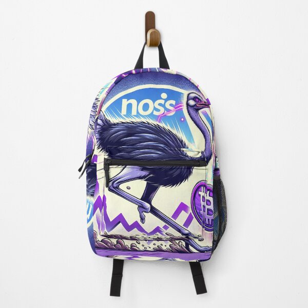 Item preview, $NOSS "Radiant Dash: Ostrich Unleashing Purple Lightning" designed and sold by zzz888.