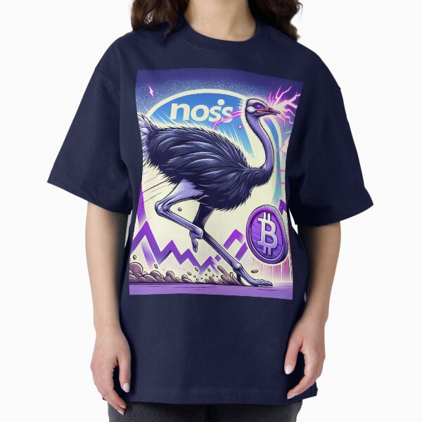 Item preview, $NOSS "Radiant Dash: Ostrich Unleashing Purple Lightning" designed and sold by zzz888.