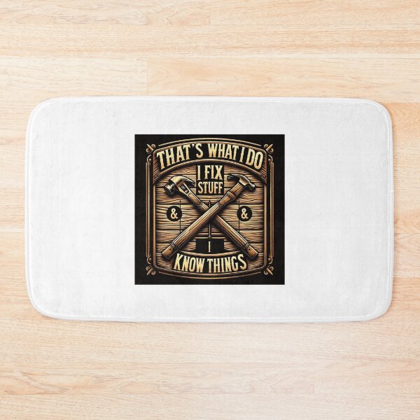 Item preview, That's What I Do: I Fix Things & Know Things - Handyman designed and sold by creativechaster.