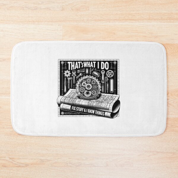 Item preview, That's What I Do: I Fix Things & Know Things - Handyman designed and sold by creativechaster.