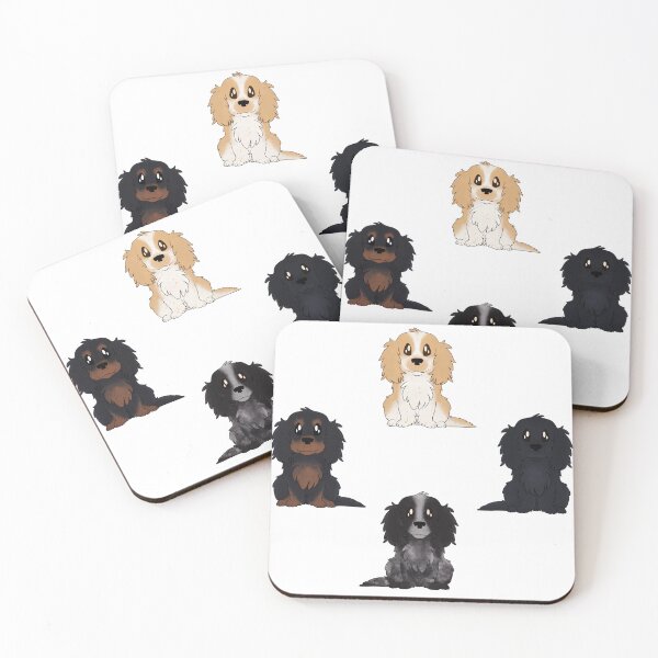 Artikelvorschau, Cocker Spaniel Spree entworfen und verkauft von BlackwingsWolf.