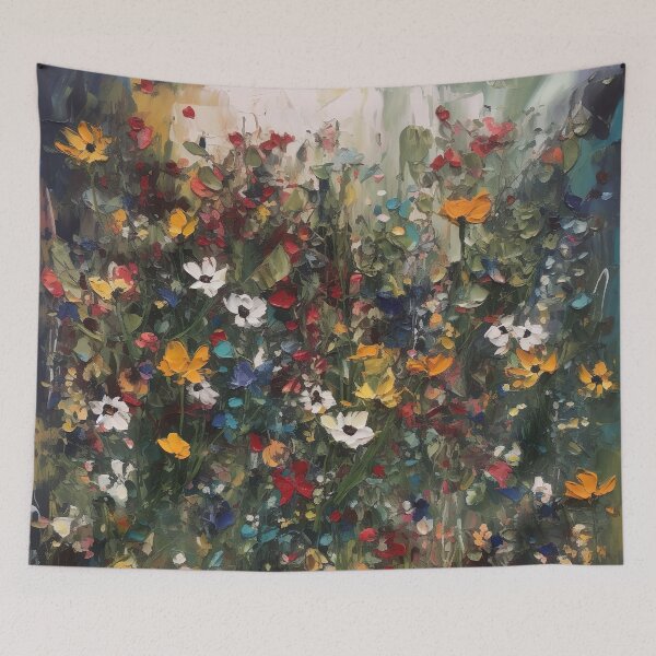 Item preview, abstraction, wildflowers designed and sold by elegantpaterns.