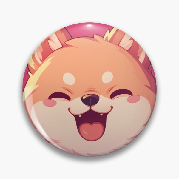 Item preview, Cute dog with a pink background designed and sold by Floating12.
