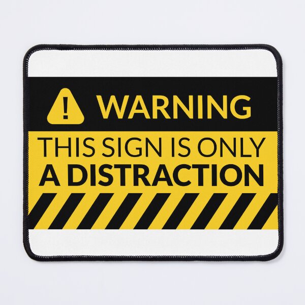 Item preview, joke danger sign designed and sold by damithez.