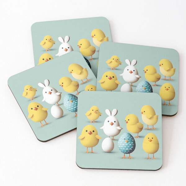 Item preview, Easter Chicks designed and sold by GildedGallery.