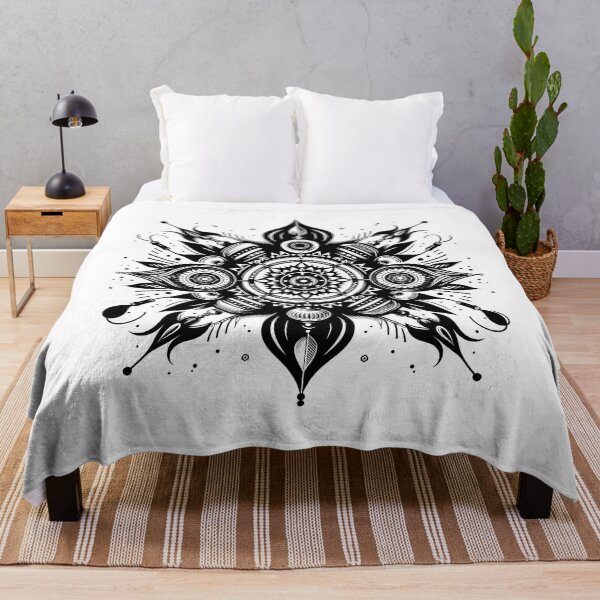 Item preview, Monochrome Mandala Rakhi - Elegant Black and White Raksha Bandhan Design designed and sold by toobel.