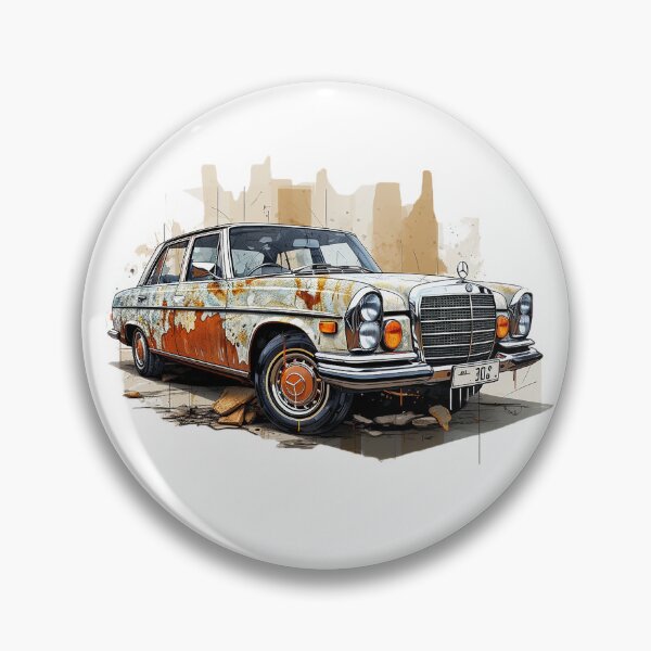 Item preview, Mercedes Classic Style w111 rust style designed and sold by AdaMazingDesign.