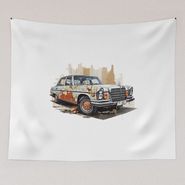 Item preview, Mercedes Classic Style w111 rust style designed and sold by AdaMazingDesign.