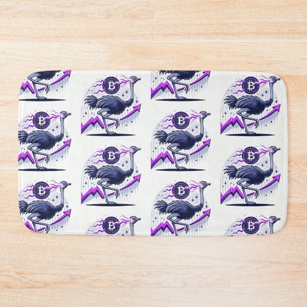 Item preview, $NOSS "Graceful Surge: Ostrich Unleashes Purple Lightning" designed and sold by zzz888.