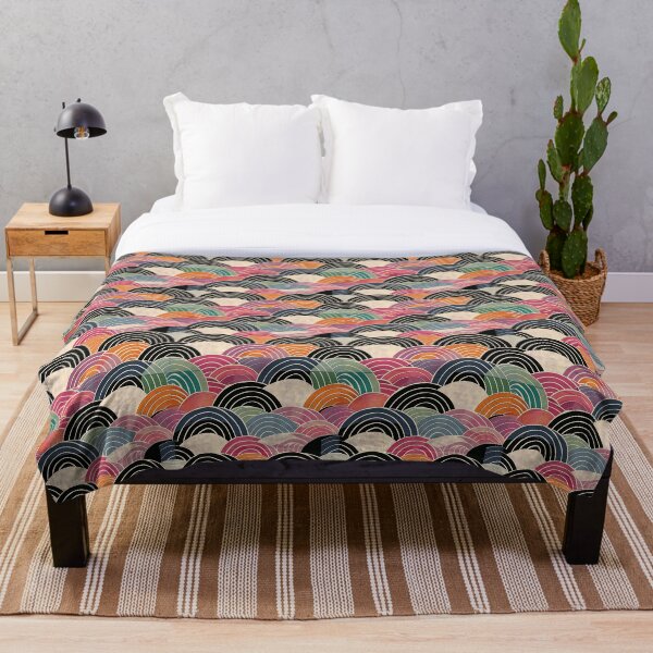 Artikelvorschau, Deco Wave: Abstrakte Kunst mit rosa und schwarzem Overlay entworfen und verkauft von meowjourney.