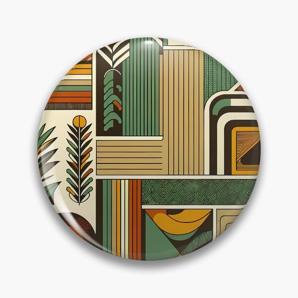Item preview, Botanical Abstraction: Earth Tones and Geometric Flora designed and sold by M-ormin.
