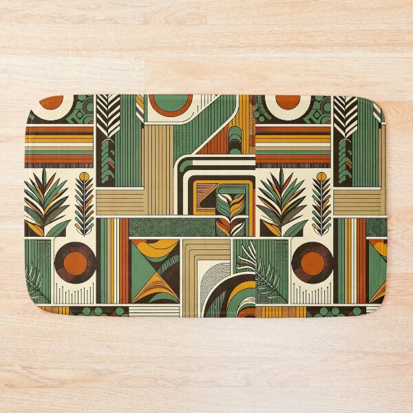 Item preview, Botanical Abstraction: Earth Tones and Geometric Flora designed and sold by M-ormin.