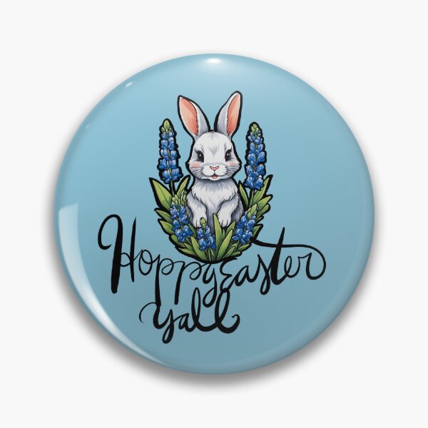 Item preview, Easter Texas Bluebonnets Bunny designed and sold by FrictionMaxxing.
