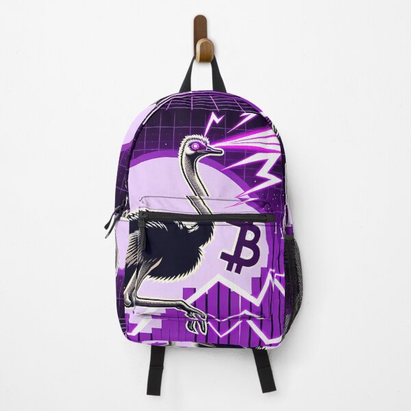 Item preview, $NOSS "Elegance in Motion: Ostrich Unleashes Purple Lightning" designed and sold by zzz888.