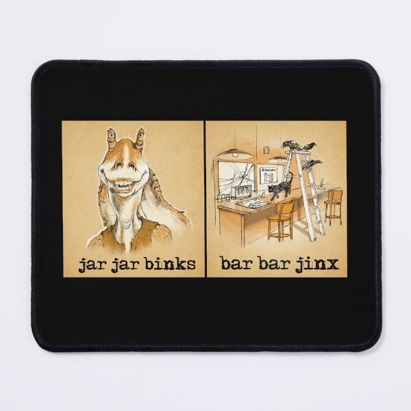 Item preview, Play on Words "BAR BAR JINX" designed and sold by Pat McNeely.