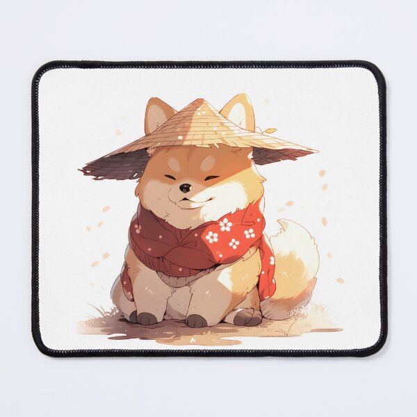 Item preview, Chubby Shiba dog with Hat and Red Scarf [RD_23] designed and sold by G-Teddy.
