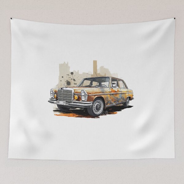 Item preview, Mercedes Classic Style w111 rust style designed and sold by AdaMazingDesign.