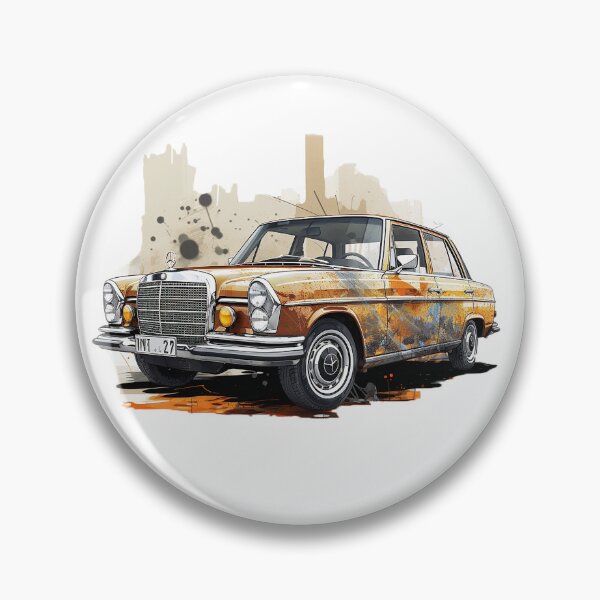 Item preview, Mercedes Classic Style w111 rust style designed and sold by AdaMazingDesign.
