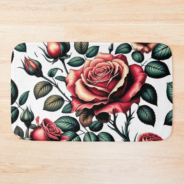 Item preview, Roses & Rosebuds designed and sold by MapleandHoney.