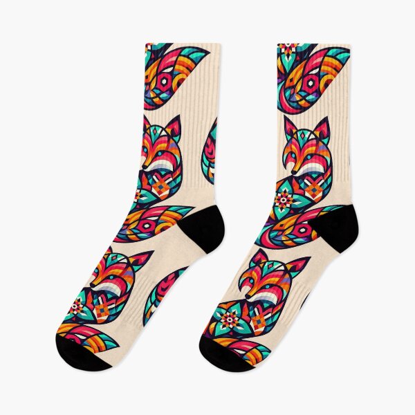 Item preview, Vibrant Geometric Fox: A Mosaic of Intricate Modern Art designed and sold by DethLock.
