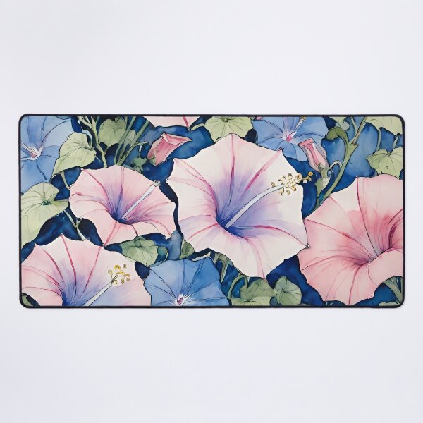 Item preview, Watercolor Morning Glories designed and sold by FrictionMaxxing.