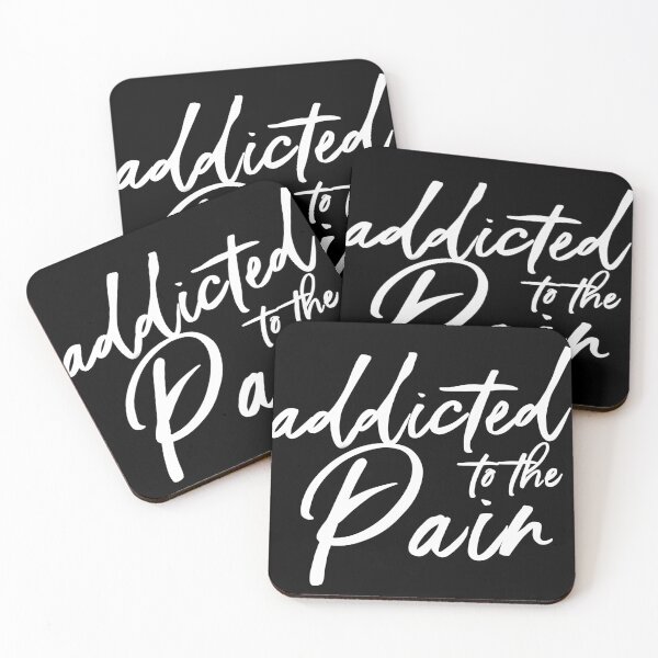 Item preview, Addicted to the Pain Title designed and sold by baileyyfaith.