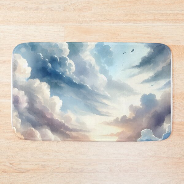 Item preview, Dreamy Watercolor Sky - Watercolor Clouds - Watercolor Space designed and sold by stylishdzign.
