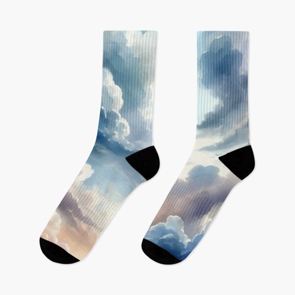 Item preview, Dreamy Watercolor Sky - Watercolor Clouds - Watercolor Space designed and sold by stylishdzign.