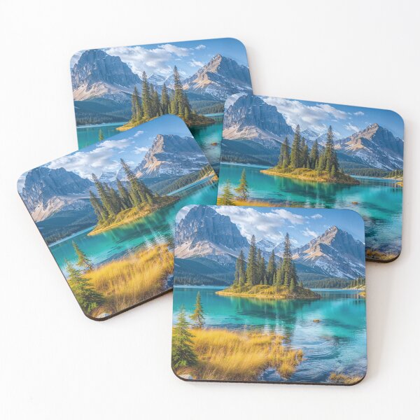 Item preview, Blue Alpine Lake designed and sold by Miguel's AI Store.