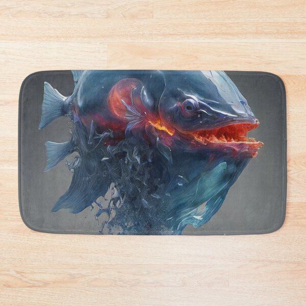 Item preview, Glass fish statue designed and sold by mikaws.