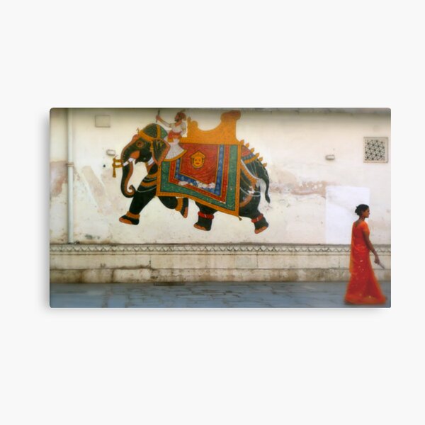 the elephant on the wall Metal Print