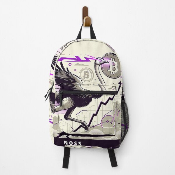 Item preview, $NOSS "Graceful Surge: Ostrich Unleashes Purple Lightning" designed and sold by zzz888.