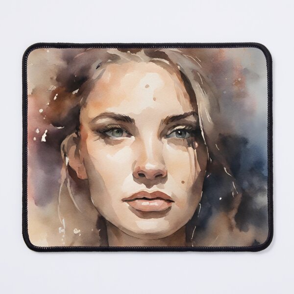 Item preview, Natural Watercolor Portraits of Women - Ida designed and sold by BPMagic.
